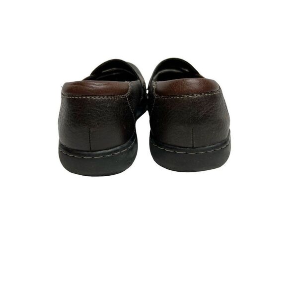 Clarks bendables sixty cruise brown leather criss cross flats size 8 - Picture 4 of 13
